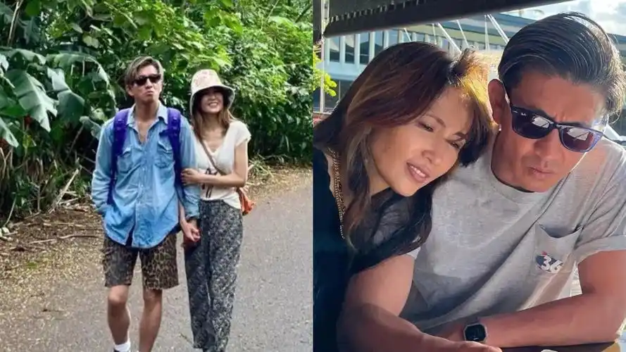 木村拓哉工藤静香合体秀恩爱,十指紧扣在林间散步,力破离婚传闻