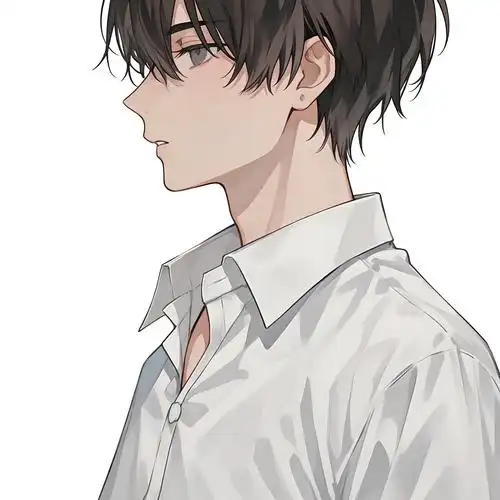男生白衬衫头像👔✨,简约不简单!