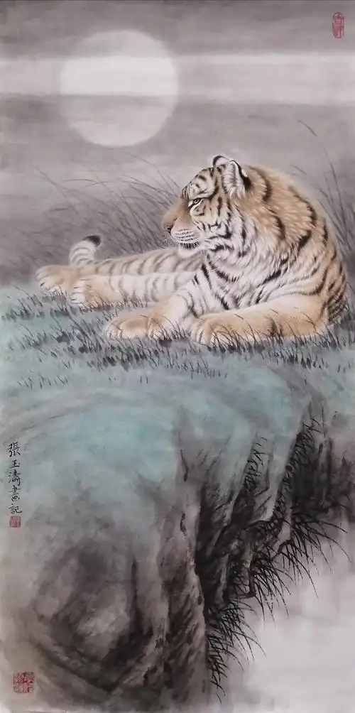 清华美院张玉涛老师精品工笔画欣赏