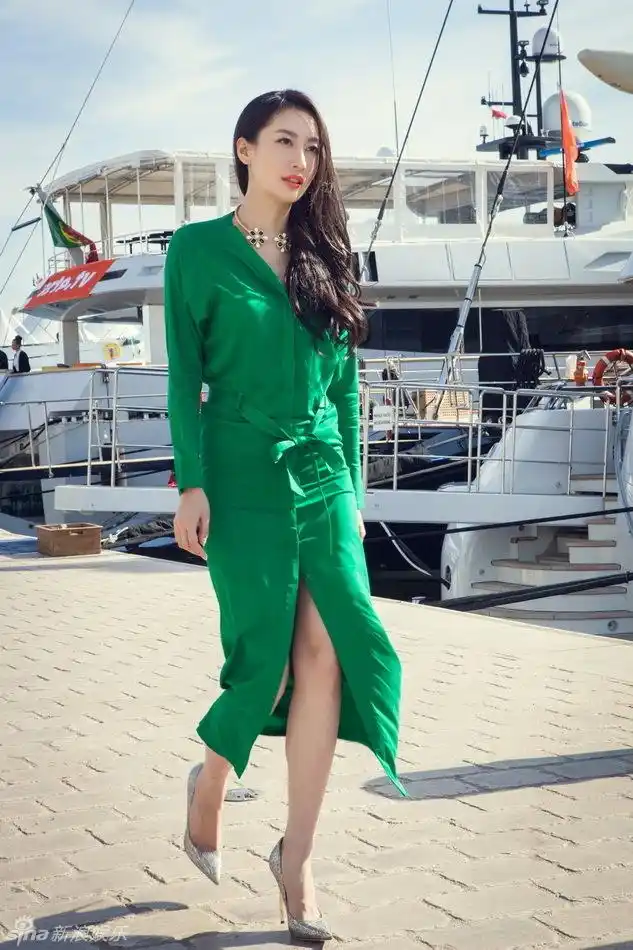 董维嘉戛纳大秀风情