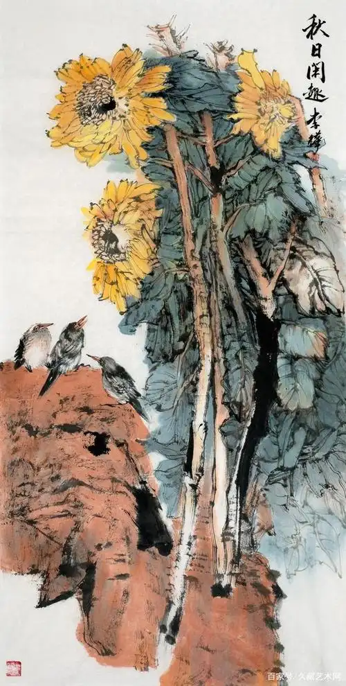 她的作品立意鲜明,赋予了当代花鸟画全新的意境和灵魂