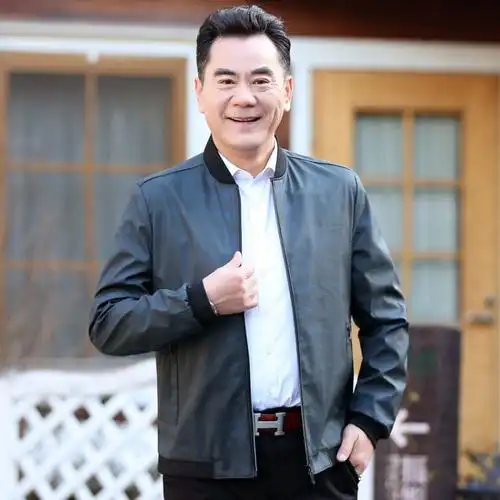 爸爸外套春秋薄款夹克男中年春季40-50岁60中老年人2018新款秋装