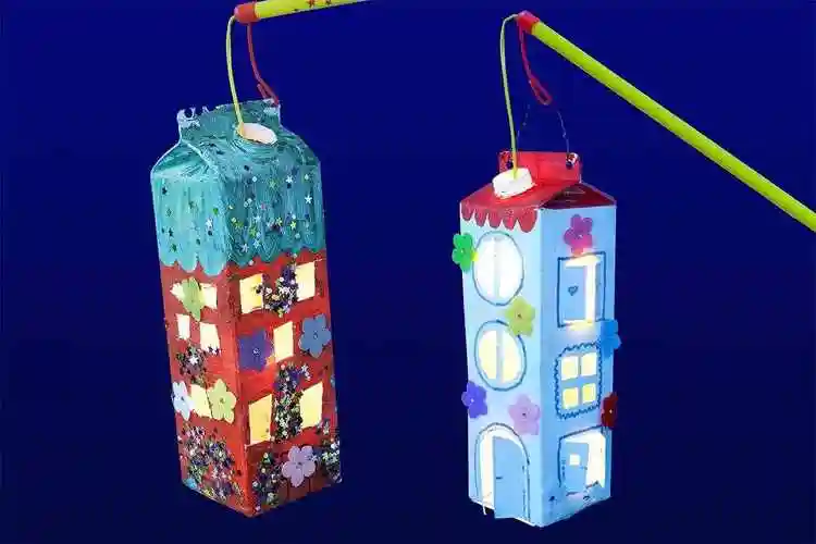 自制灯笼的做法及图片中秋手工灯笼
