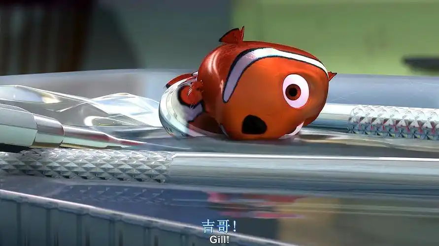 海底总动员:尼莫误打误撞的离开了鱼缸,成功回到了大海里!
