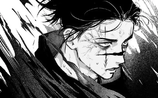 咒术回战#这位的画风太帅了!黑白永远的神!twi:nc9