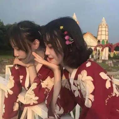 2020小清新闺蜜头像两人一对