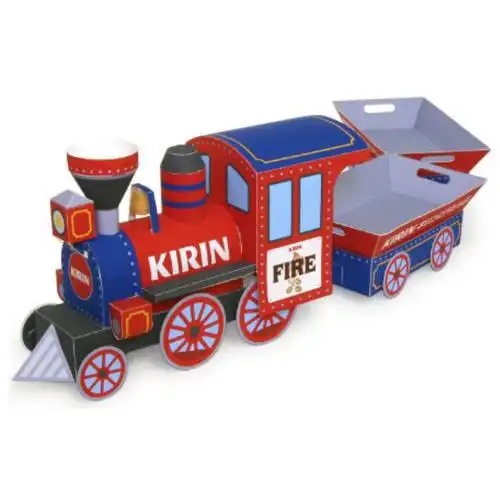 卡通交通工具小火车3d立体模型diy手工手工制制作其他模型