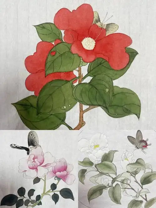 零基础国画06工笔画入门临摹作品