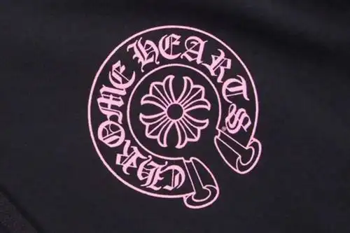 克罗心chromehearts联名粉logo限定卫衣曝光限量发售