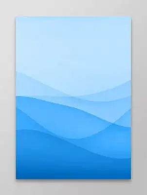 简约蓝色海面封面图片背景