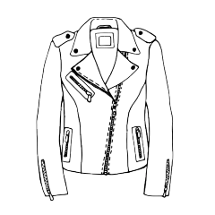 夹克简笔画图片