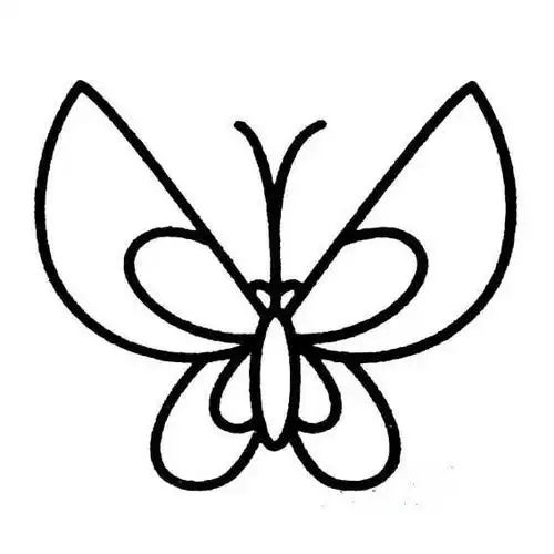 简笔画蝴蝶图片