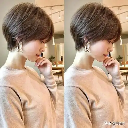 女式短发发型2021年最新款2022流行的发型女生中短发