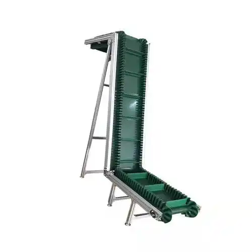 防滑裙边皮带流水线输送带食品包装传送z型爬坡皮带输送设备