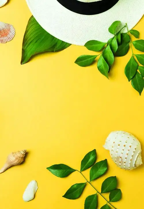 创意植物广告背景