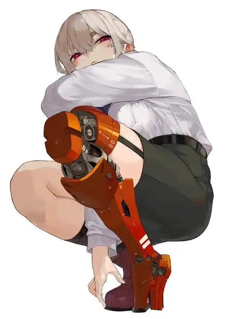 今天给大家带来一组他的义肢系列作品.肉感与机械的完美融合!