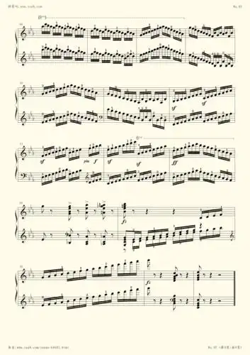 钢琴谱 - no.05-车尔尼740