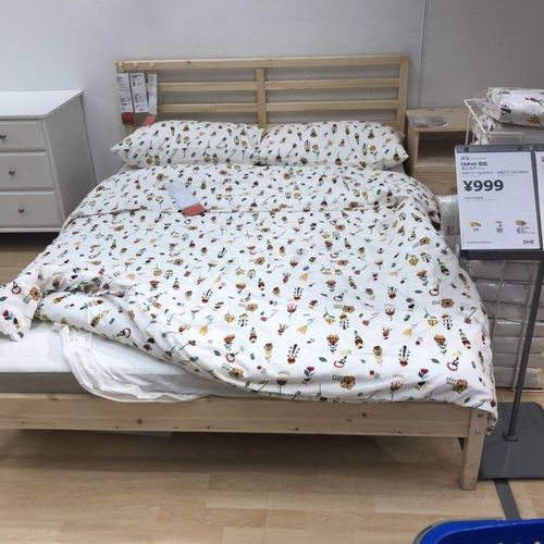 宜家国内代购塔瓦床架实木单人床宿舍学生环保家用小木床12x2米