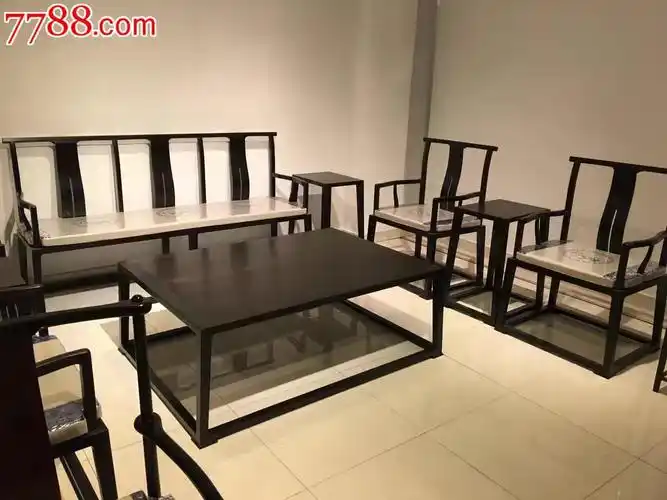 紫光檩明式沙发10件