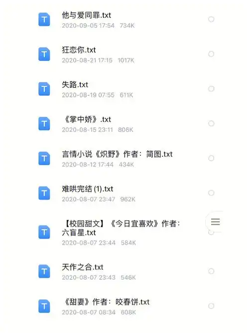 小说百度云分享小说电子版