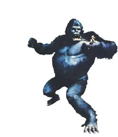 约12米,《金刚:传奇重生》 1976年,事迹:爬上世贸双子星大厦,与人类