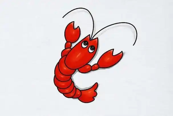 小龙虾的画法步骤图