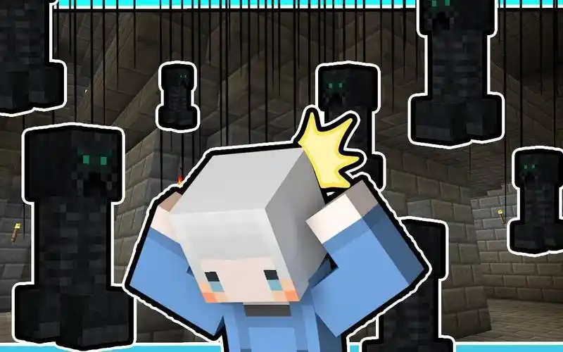 我的世界小白解说龍与地下城08 天上下着苦力怕雨 恐怖天灾不给人通关