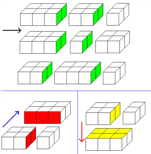 有甲乙丙三个小正方体,甲长方体长3cm,宽2cm,高1cm,乙长方体长2触摸