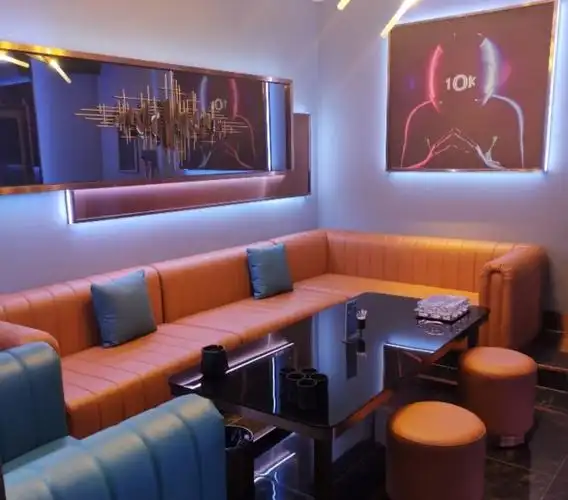 定制酒馆清吧会所包厢酒吧沙发歌舞厅ktv沙发卡座茶几组合 酒吧卡座1