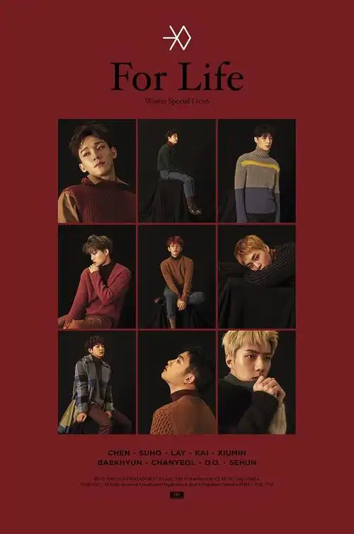 exo 2016冬季特别专辑《for life》预告