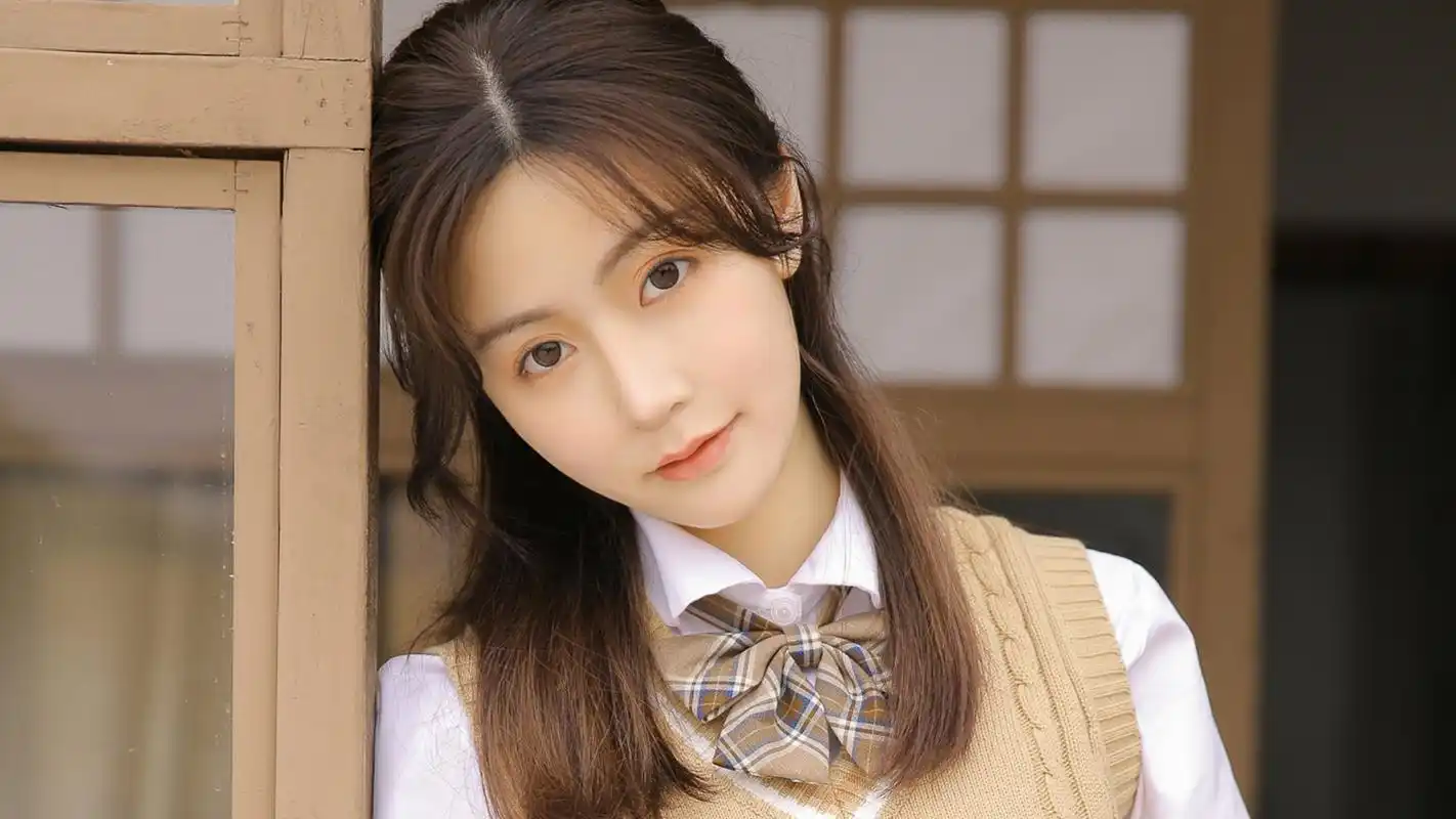 美女模特清纯壁纸4