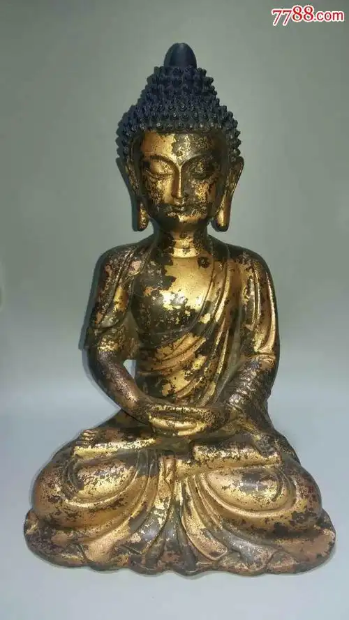 清代铜鎏金佛-se36821083-铜像/铜佛像-零售-7788收藏__中国收藏热线
