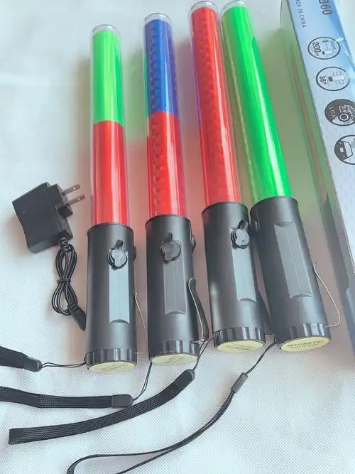 36cm充电交通指挥棒led闪光战术荧光户外夜光救生棒