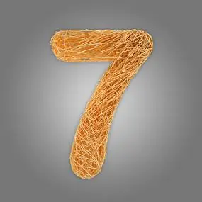 立体数字7