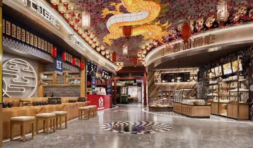 商业美食街项目分享