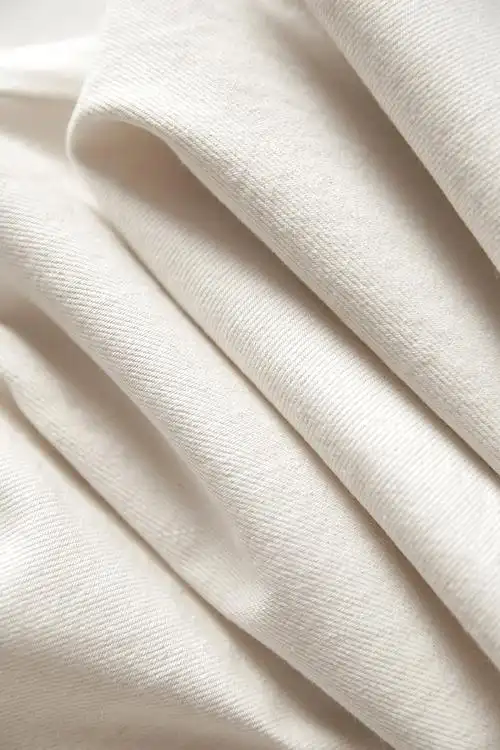 wkz02001茉莉雅集 天然棉籽壳无染原色燕麦白色牛仔裤(日本面料)