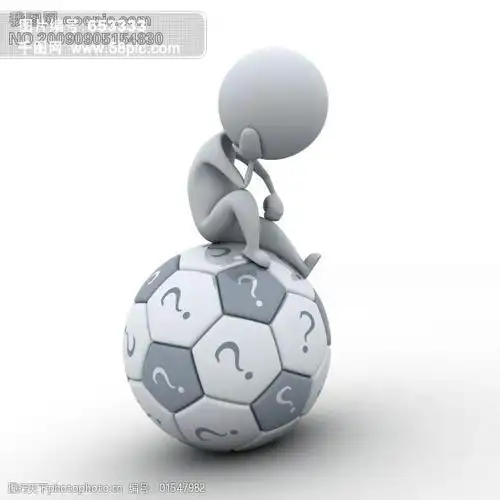 3d小人素材打包下载 3d作品图片 高清图片 足球 思考 坐姿 想问题 3d