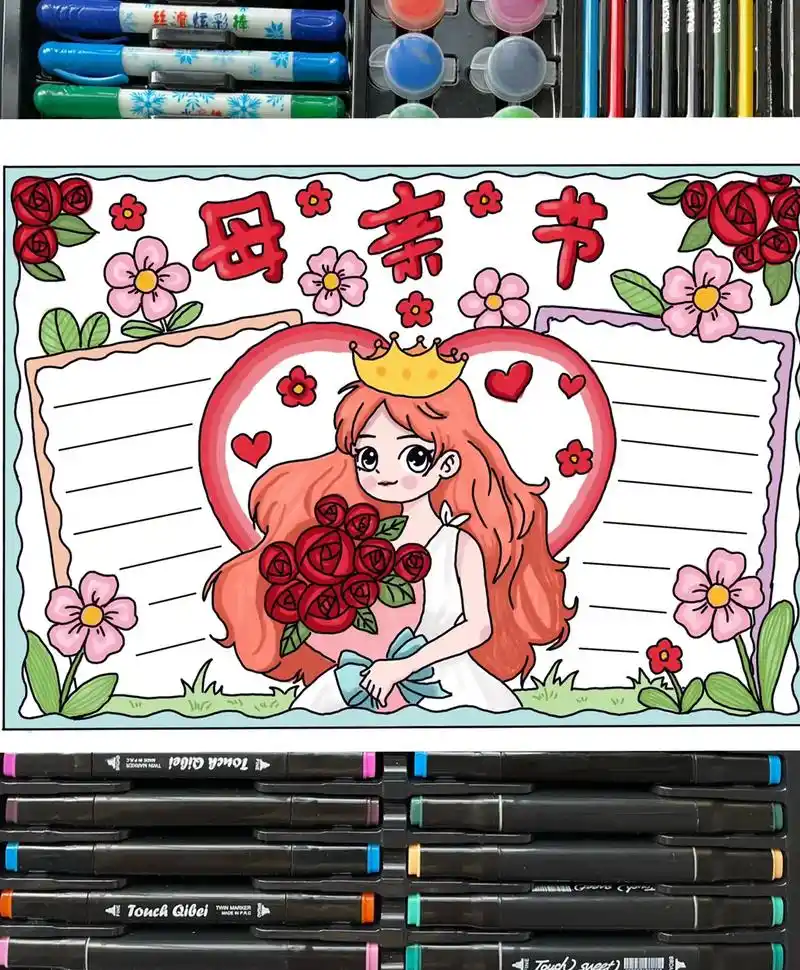 母亲节就快到啦母亲节手抄报安排起来