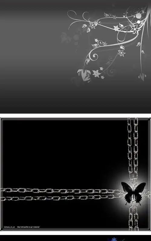 9张黑色系ppt背景图片打包模板下载_黑色_图客巴巴