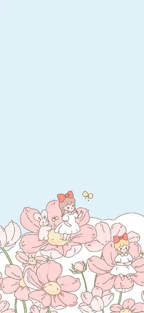 小清新##治愈系##手机壁纸##壁纸##手绘##插画##可爱壁纸##绿色壁