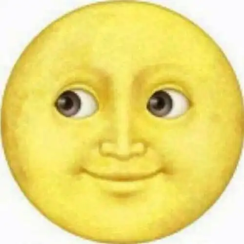 emoji月亮脸头像