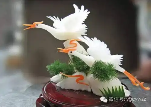 瓜灯会飞天女春光无限食雕艺术----食品雕刻的应用食品雕刻品种繁多