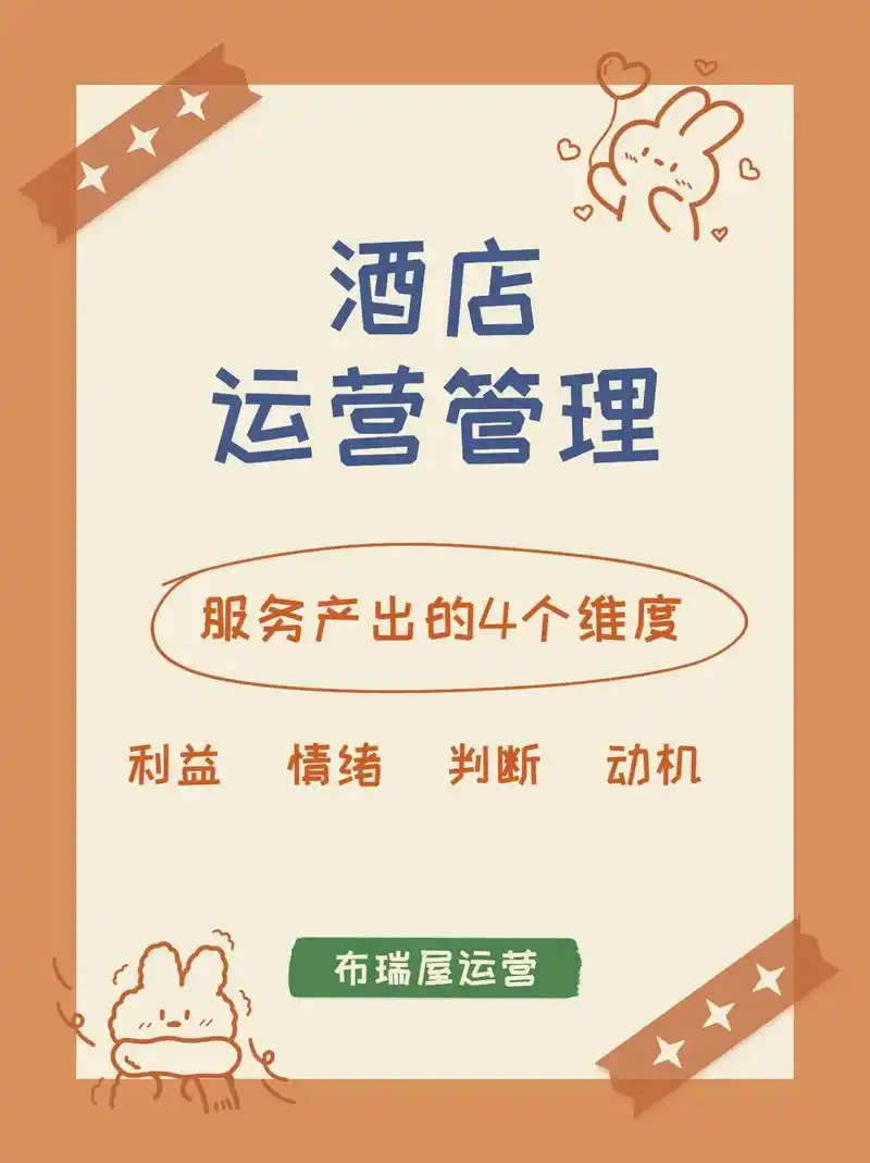 95酒店运营管理:服务产出的41566个维度.