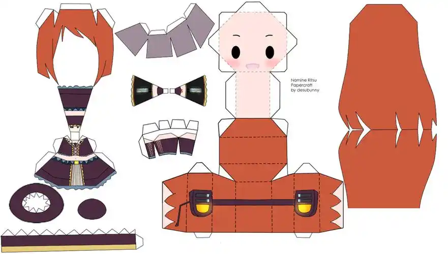 你们谁有初音的豆豆眼纸模