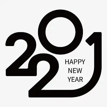 2021新年创意数字排版