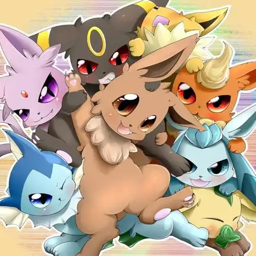 宠物小精灵:伊布的八种形态,只有三种需要进化石