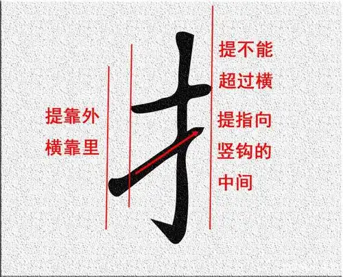 提手旁,看完文章就不难了