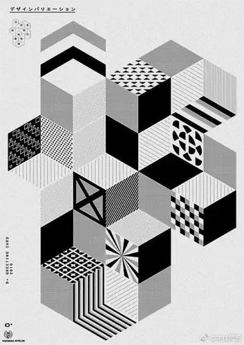 几何空间艺术海报设计
