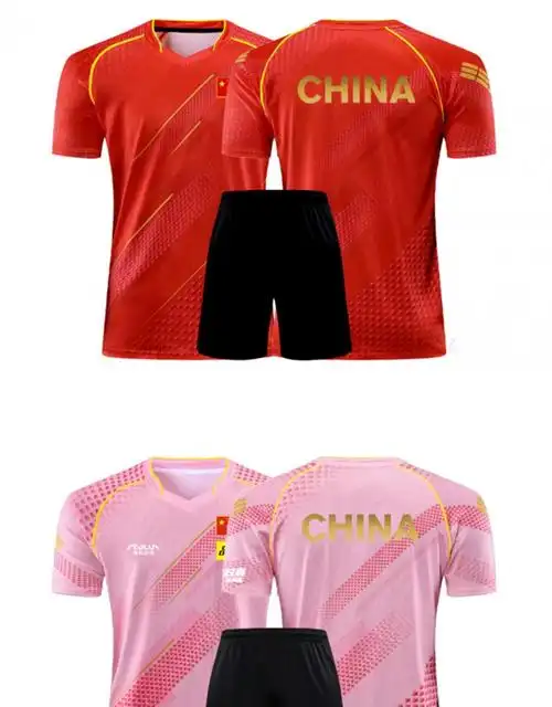 队乒乓球服套装男女陈梦2021国家队比赛训练服速干儿童球衣队服订制