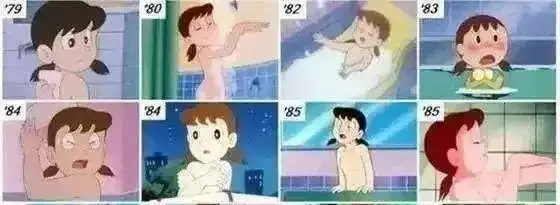 不知是谁总结出了这样一条: 《哆啦a梦》中静香不管白天黑夜,一言不合